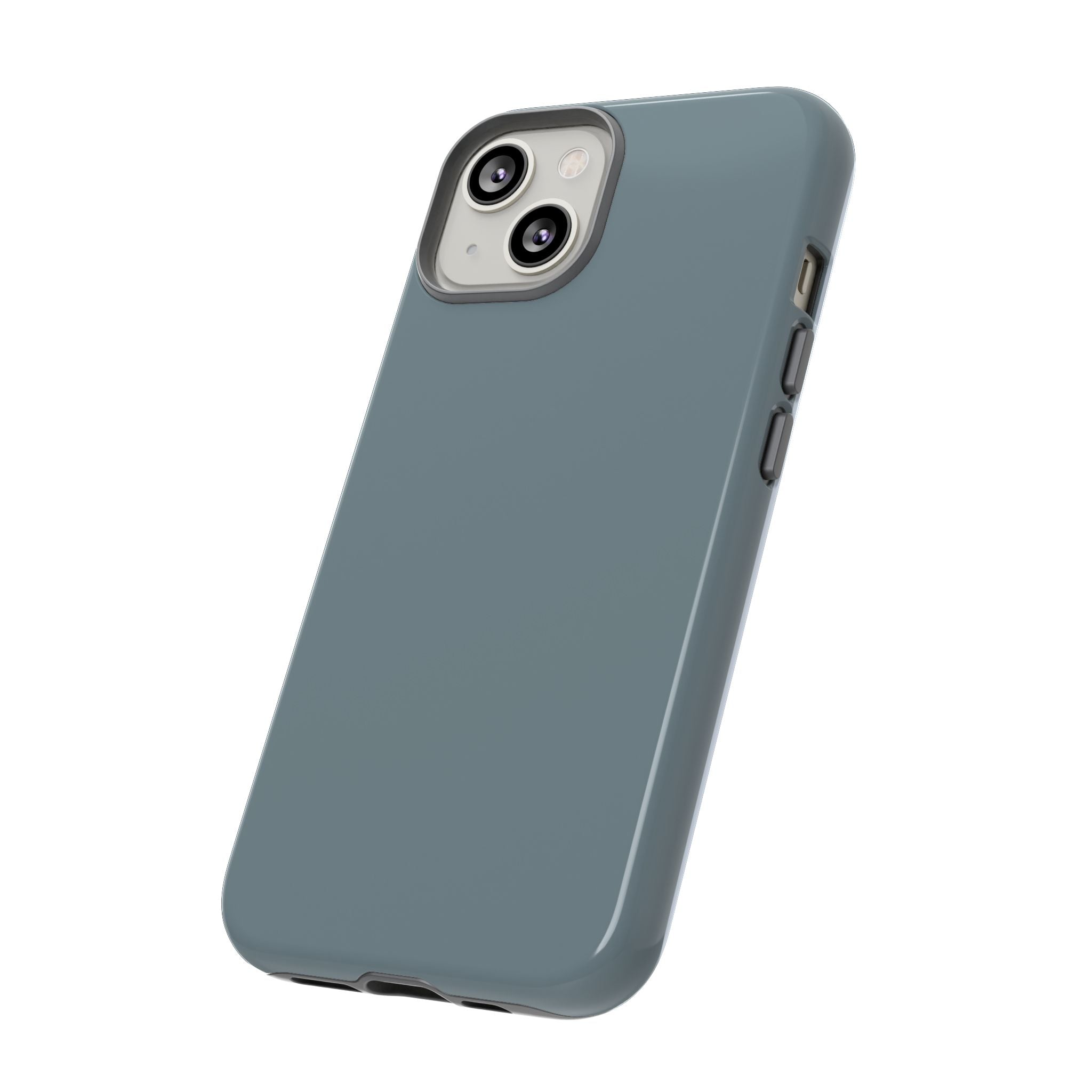 Tough iPhone Case - Blue/Grey Color