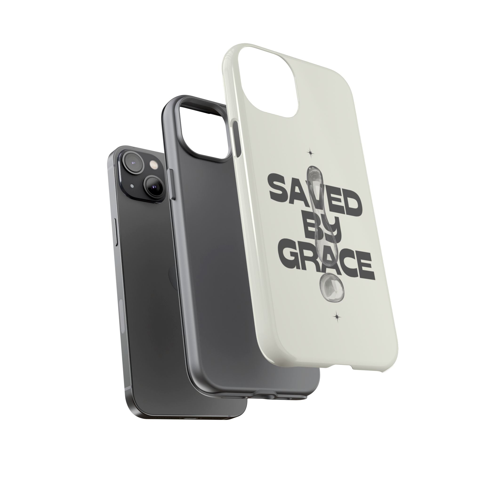 Saved By Grace Tough Phone Case — Christian Faith iPhone Cover
