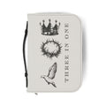 "Three In One" Bible Cover — Crown, Crown of Thorns & Dove  Zippered Case Cover