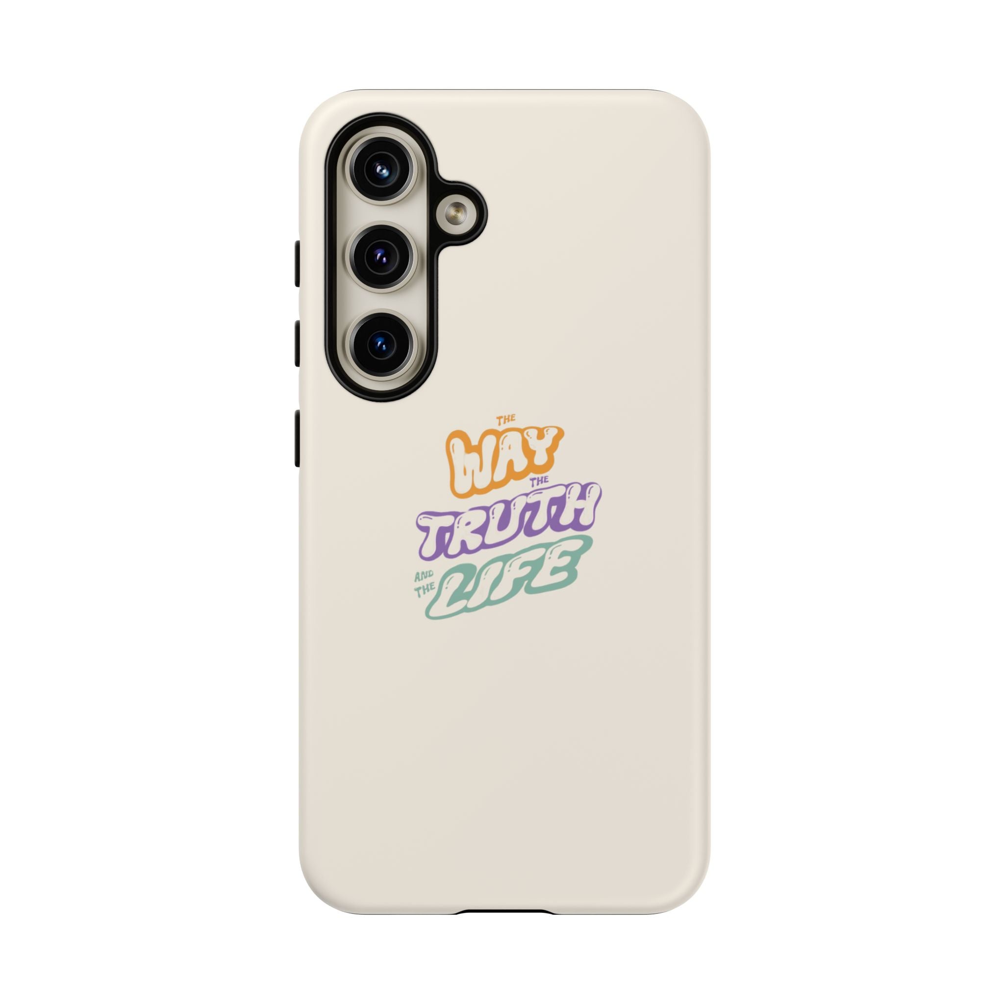 'Way,Truth,Life' Pastel Graphic Protective Tough Case
