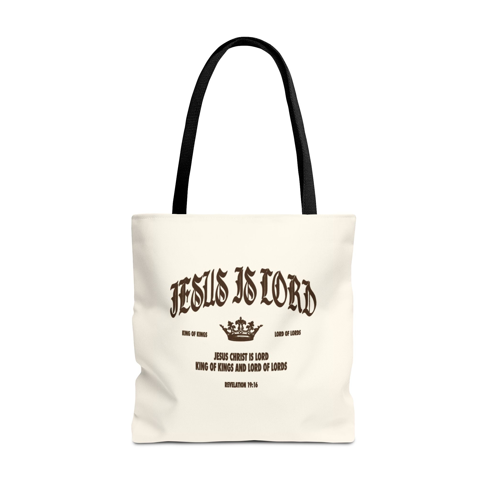 Jesus Is Lord Canvas Tote Bag
