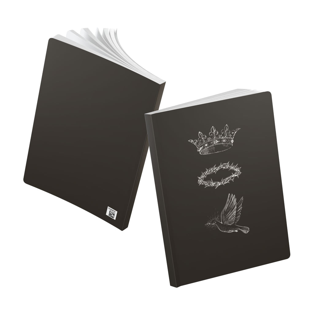 Faith Softcover Journal — Crown, Crown of Thorns & Dove