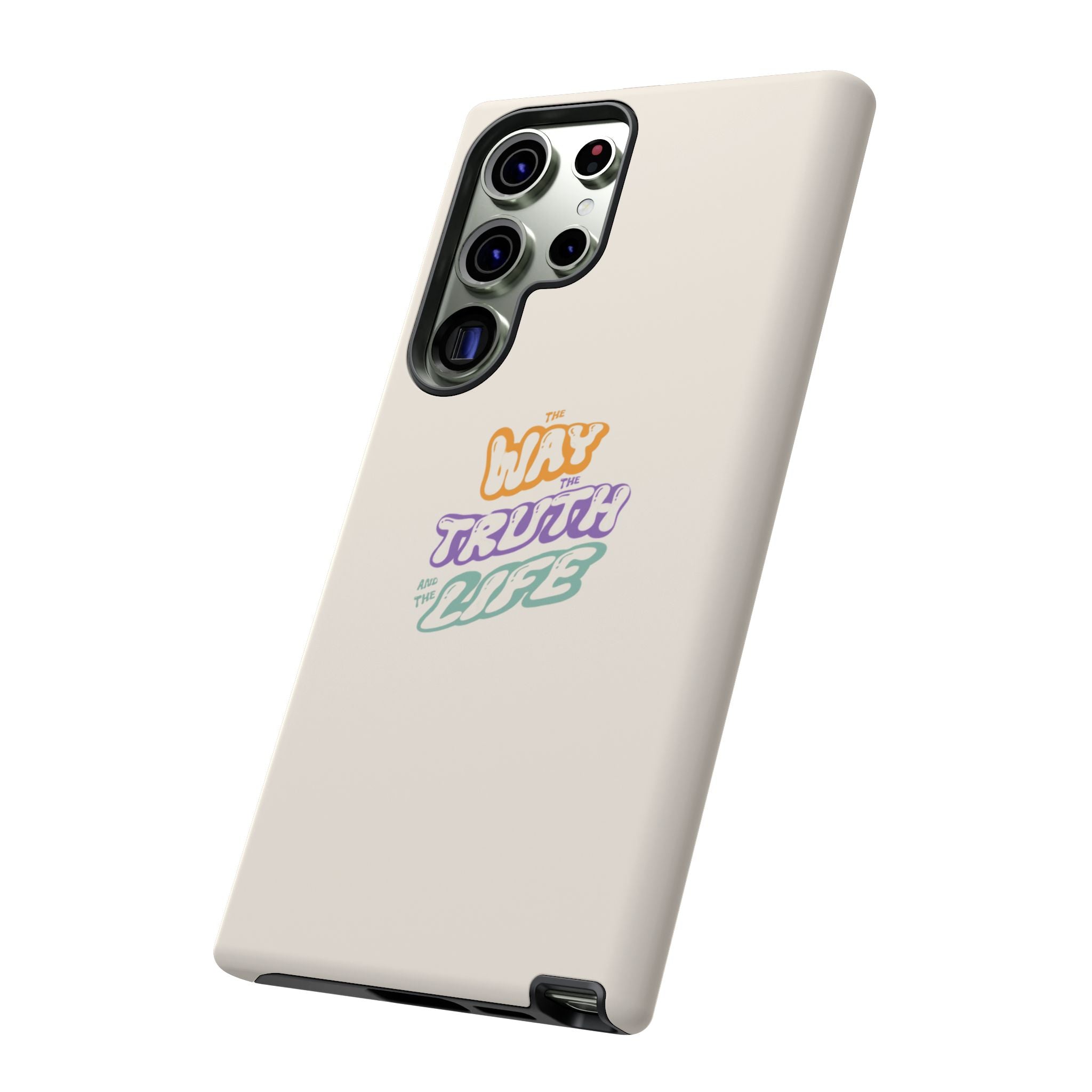 'Way,Truth,Life' Pastel Graphic Protective Tough Case