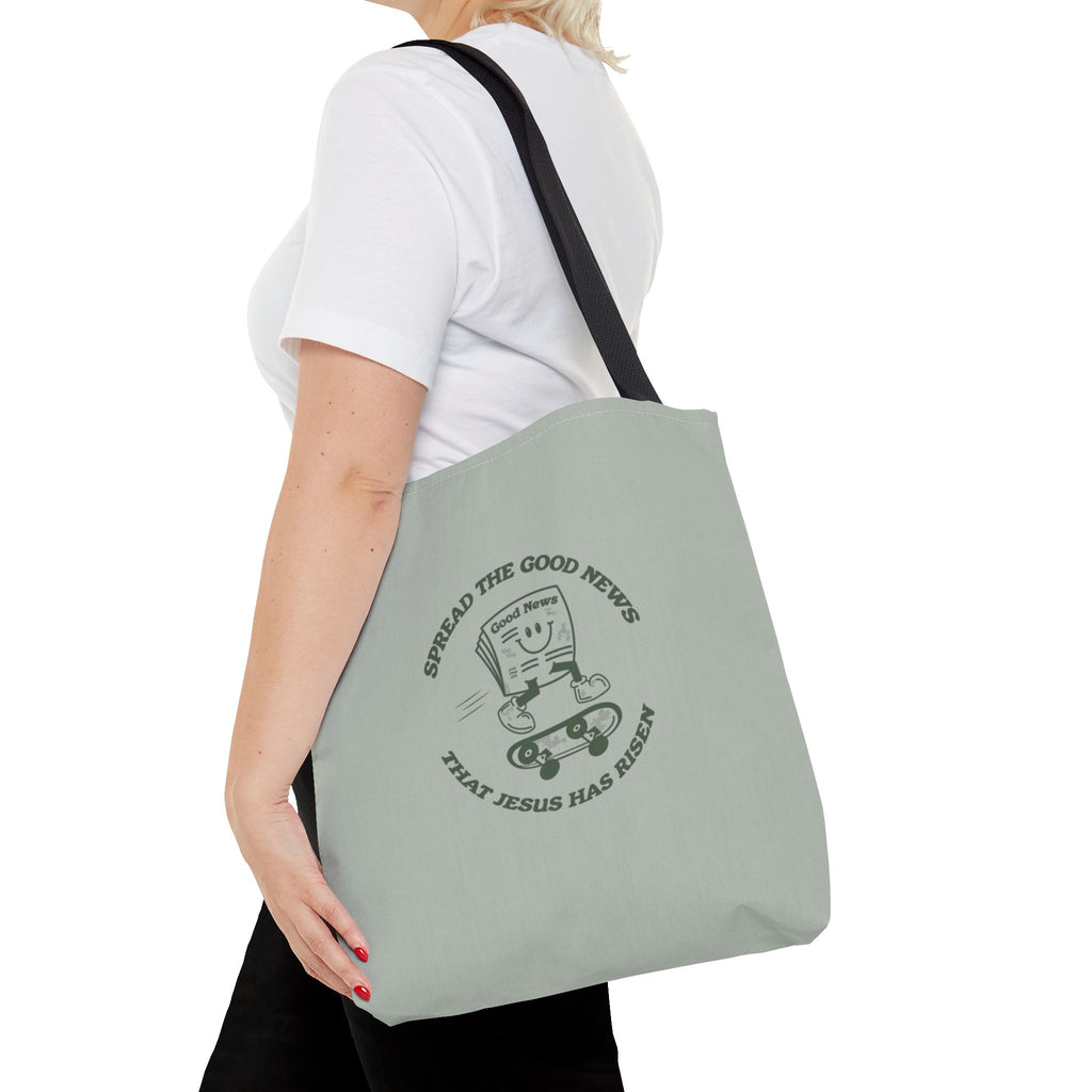 "Jesus Has Risen" Quote Tote Bag