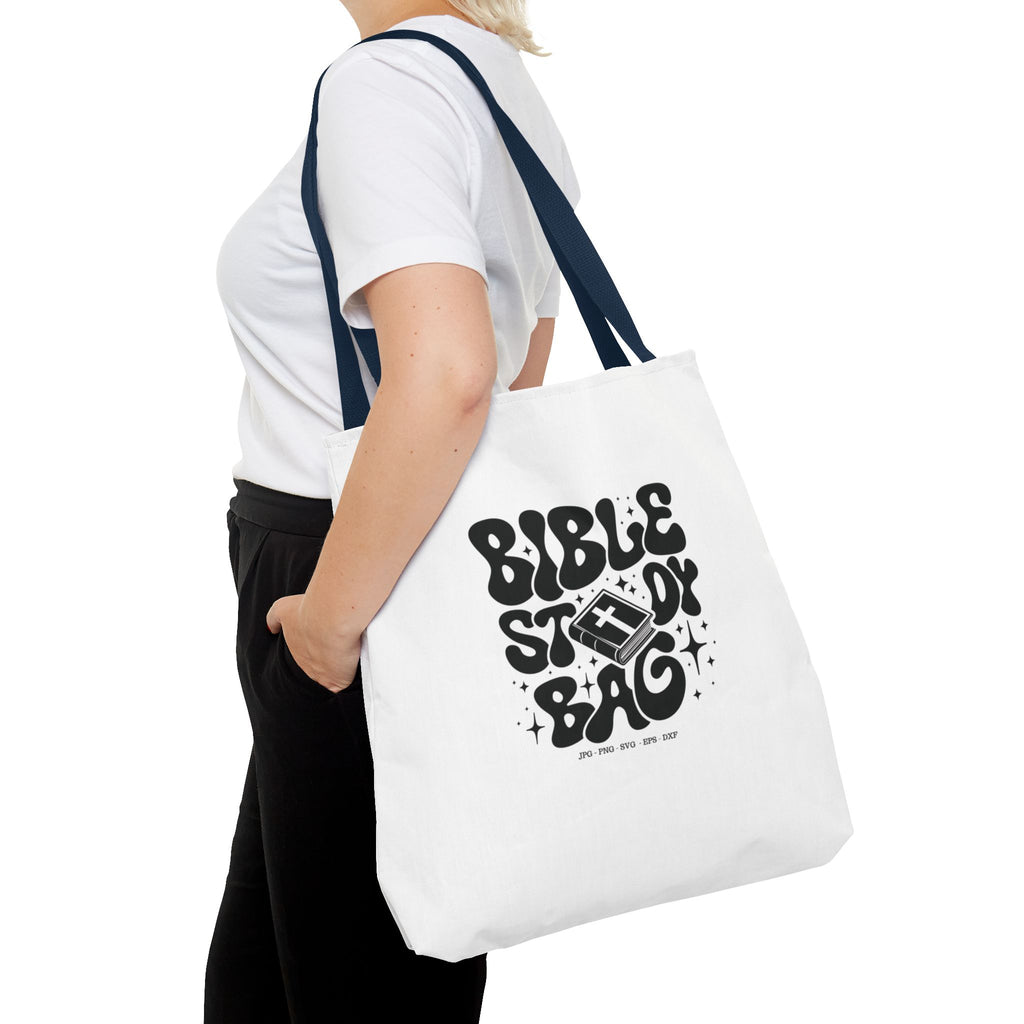 Bible Study Tote Bag – Faith-Inspired Scripture Carryall