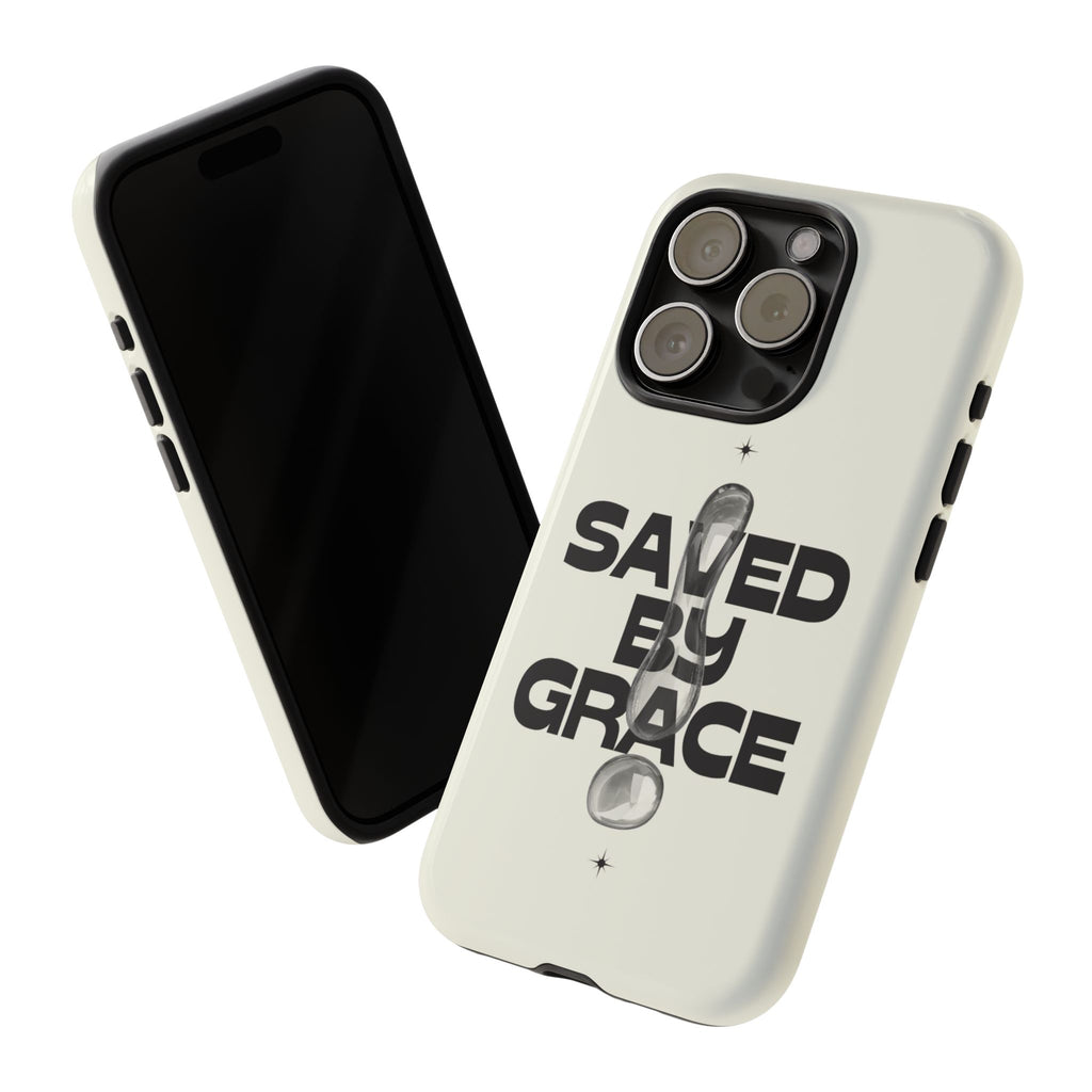 Saved By Grace Tough Phone Case — Christian Faith iPhone Cover