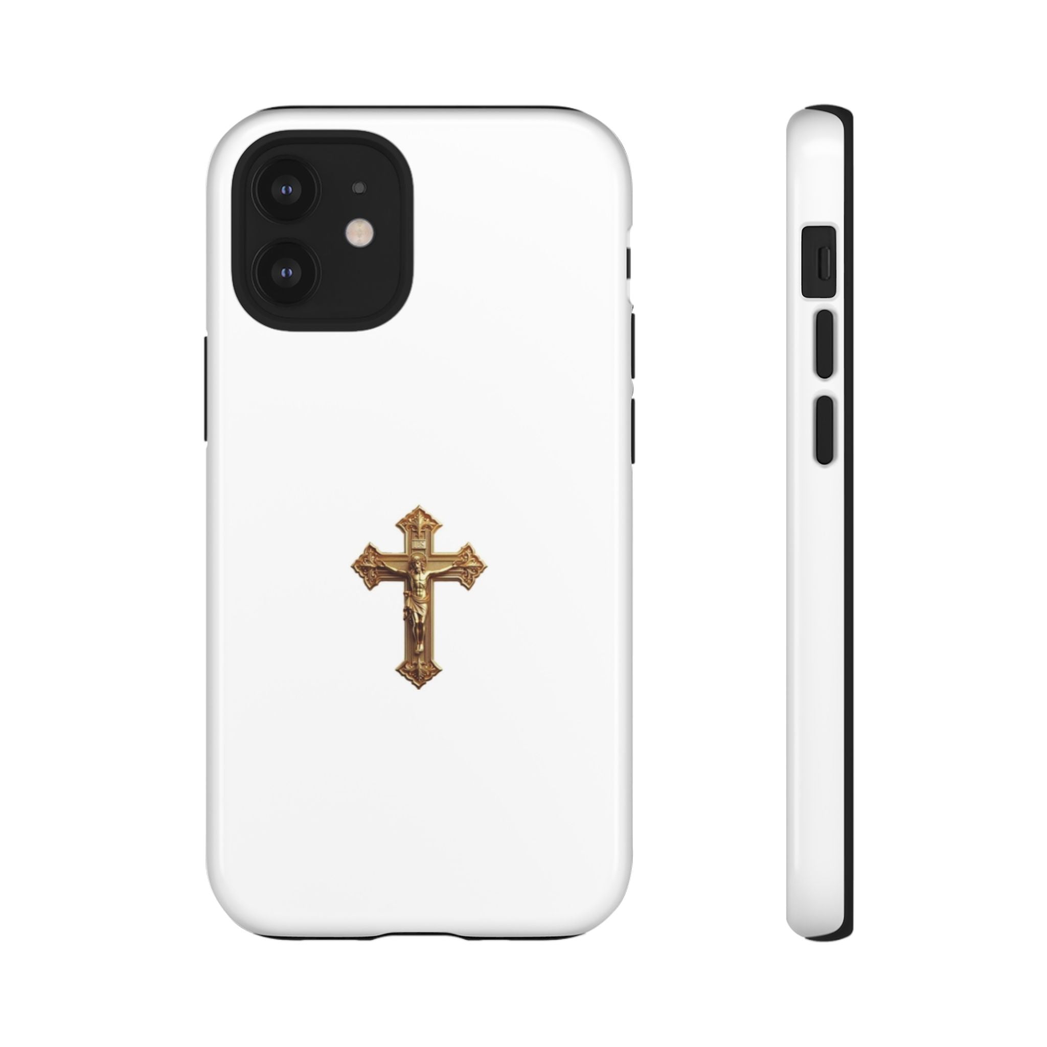 Gold Cross Tough Phone Case | Protective Cover