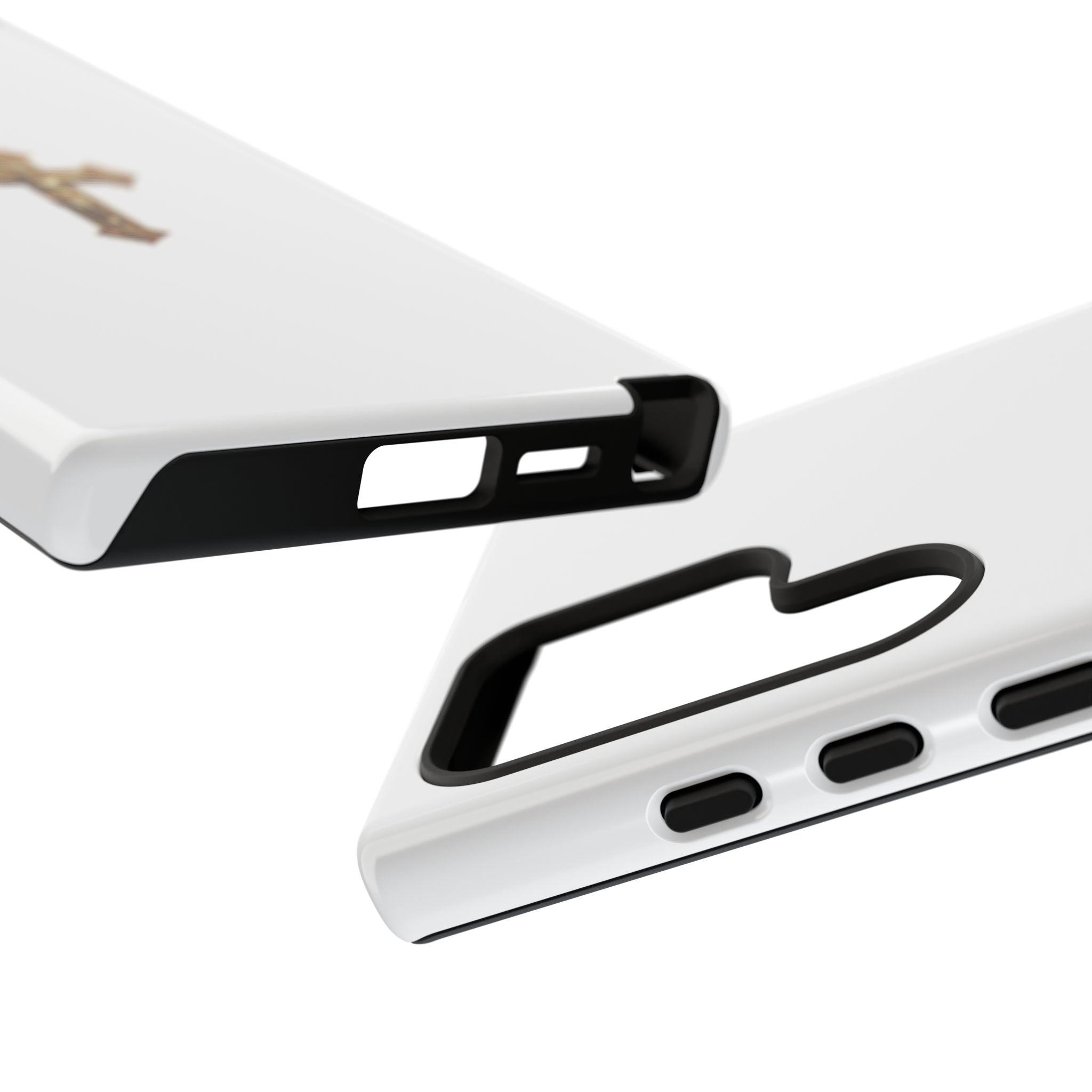 Gold Cross Tough Phone Case | Protective Cover