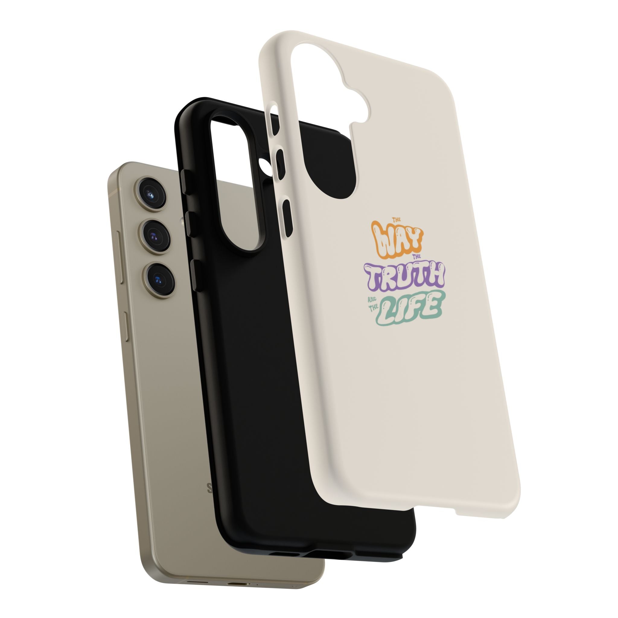 'Way,Truth,Life' Pastel Graphic Protective Tough Case