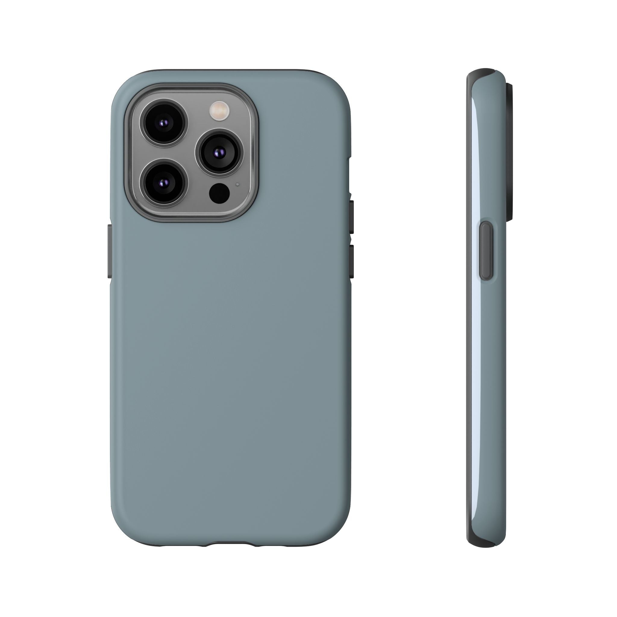 Tough iPhone Case - Blue/Grey Color