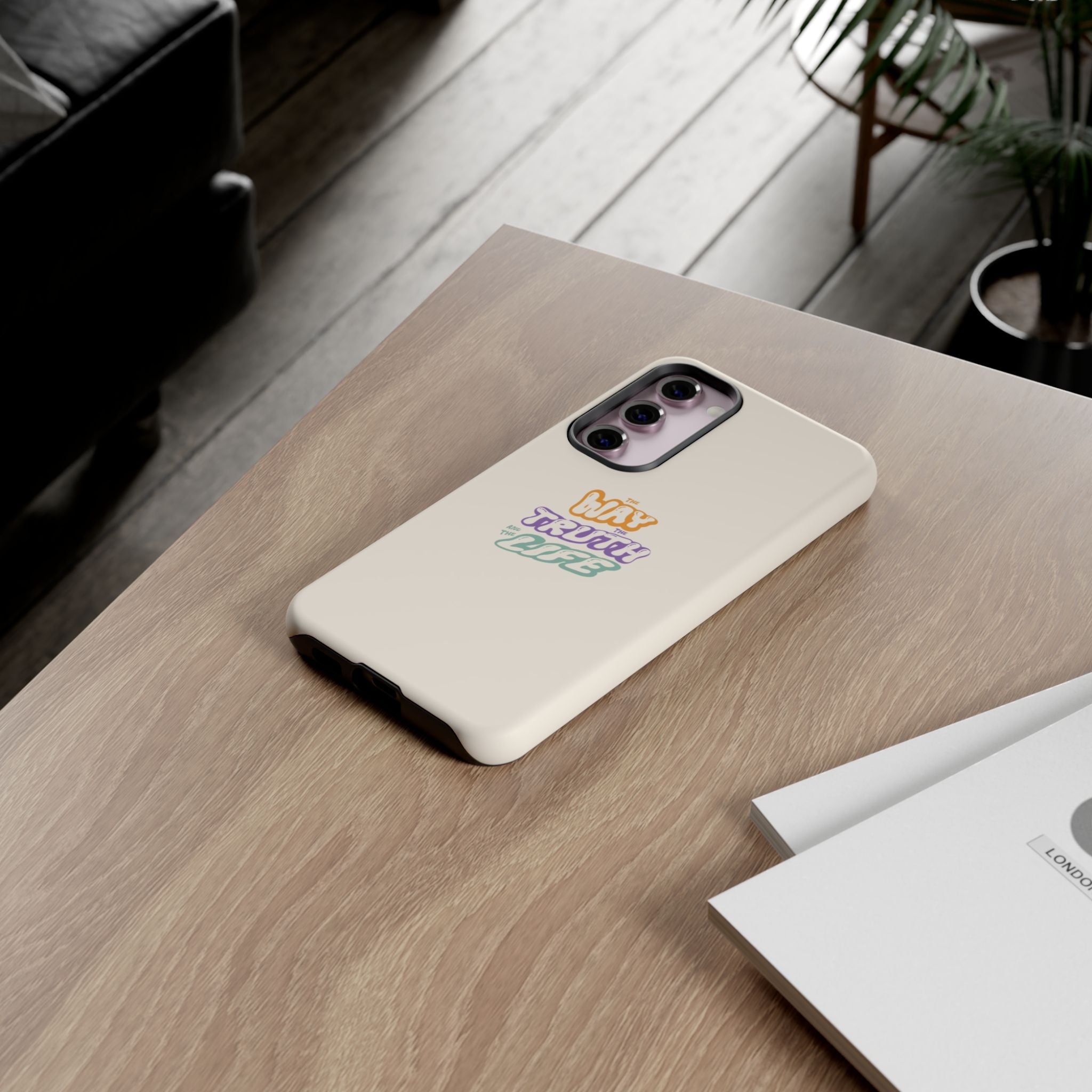 'Way,Truth,Life' Pastel Graphic Protective Tough Case