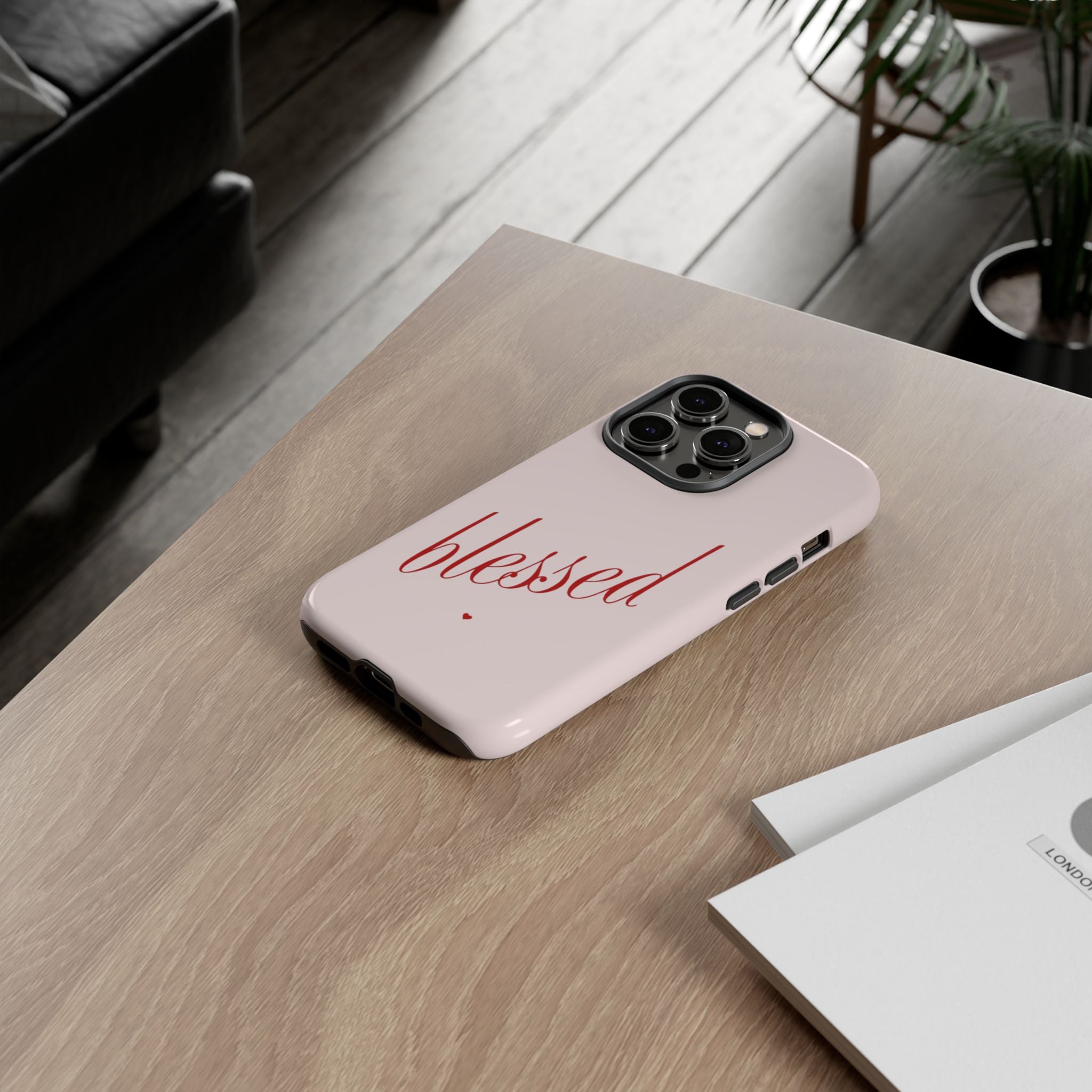 Blessed Pink Tough Phone Case