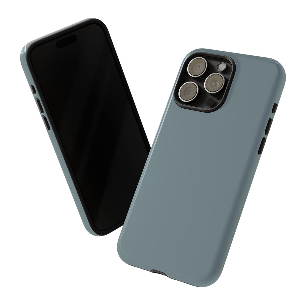 Tough iPhone Case - Blue/Grey Color